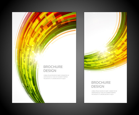 Brochure business design template or banner  Abstract vector background  のイラスト素材