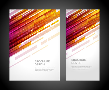 Brochure business design template or banner  Abstract vector background  のイラスト素材