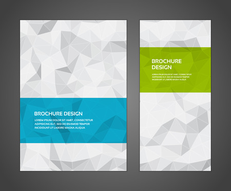 Brochure business design template or banner  Abstract vector background  のイラスト素材