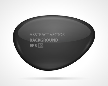 Abstract glossy speech bubble vector backgroundのイラスト素材