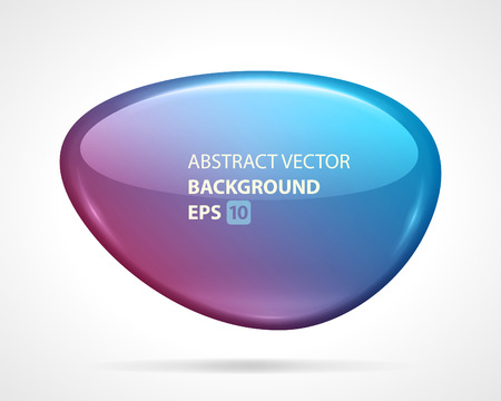 Abstract glossy speech bubble vector backgroundのイラスト素材