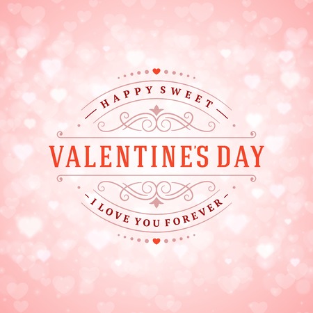 Happy Valentines day Greeting Cardのイラスト素材