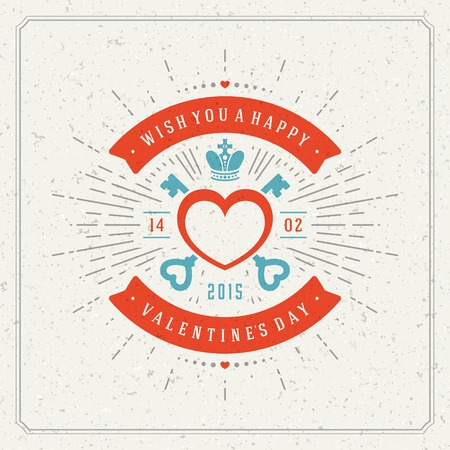Happy Valentines day vector backgroundのイラスト素材