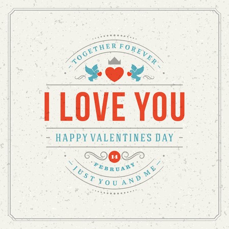 Happy Valentines day vector backgroundのイラスト素材