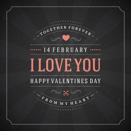 Happy Valentines day vector backgroundのイラスト素材