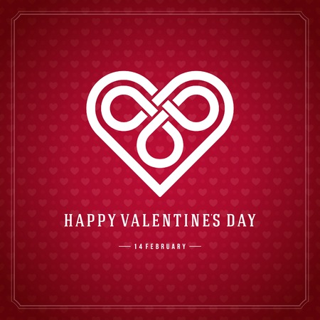 Happy Valentines day vector backgroundのイラスト素材