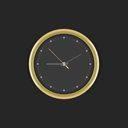 Clock vector mock up template for icon presentationのイラスト素材