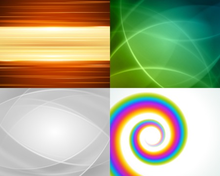 Set vector modern abstract backgrounds design can be use for Business Brochure, Flyer, Website Banners, Corporate Report, Presentation, Advertising templatesのイラスト素材