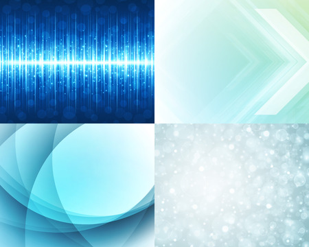 Set vector modern abstract backgrounds design can be use for Business Brochure, Flyer, Website Banners, Corporate Report, Presentation, Advertising templatesのイラスト素材