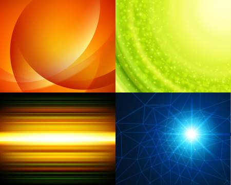 Set vector modern abstract backgrounds design can be use for Business Brochure, Flyer, Website Banners, Corporate Report, Presentation, Advertising templatesのイラスト素材