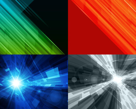 Set vector modern abstract backgrounds design can be use for Business Brochure, Flyer, Website Banners, Corporate Report, Presentation, Advertising templatesのイラスト素材