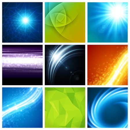 Abstract vector backgrounds collection modern design can be use for Business Brochures, Flyers, Website Banners, Corporate Report, Presentation, Advertising and more other.のイラスト素材