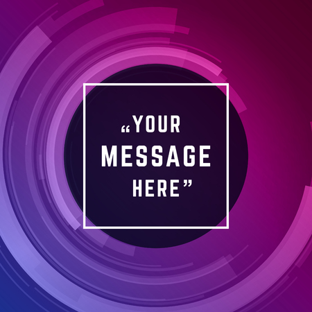 Vector abstract technology lines background and place for Quote message sign.のイラスト素材