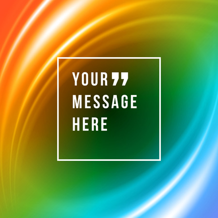 Vector abstract smooth light lines background and place for Quote message sign.のイラスト素材