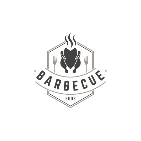 Restaurant template vector object for logotype or badge Design.のイラスト素材