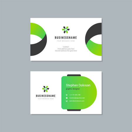 Business card template.のイラスト素材