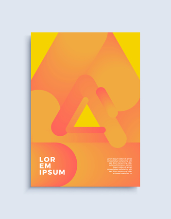 Cover modern abstract design template.のイラスト素材