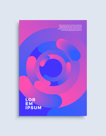 Cover modern abstract design template.のイラスト素材