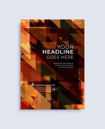 Modern abstract cover design template. Vector illustrationのイラスト素材