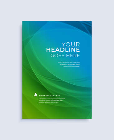 Modern abstract cover design template. Vector illustrationのイラスト素材