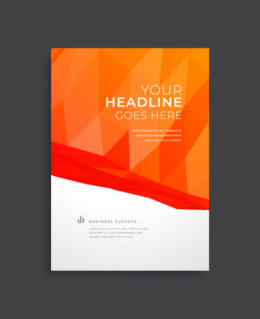 Modern abstract cover design template. Vector illustrationのイラスト素材