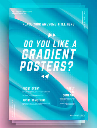 Modern abstract cover design template vibrant color shapes composition for flyer, banner, brochure and poster. vector illustration.のイラスト素材