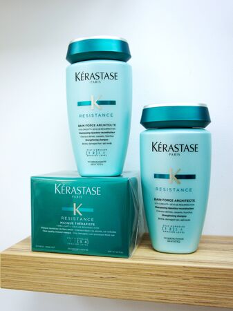 French luxury cosmetics for body, hair and face care. professional makeup loreal kerastase.のeditorial素材