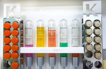 French luxury cosmetics for body, hair and face care. professional makeup loreal kerastase.のeditorial素材