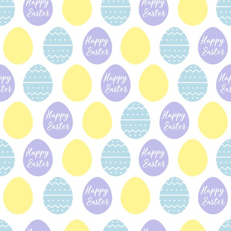 Festive background with eggs for decor, packaging, design. Vector background eggs easter.のイラスト素材