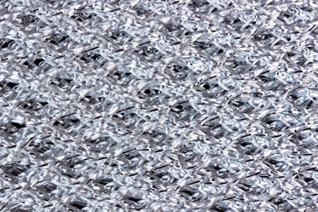 Silvery, shiny fabric texture background.の写真素材