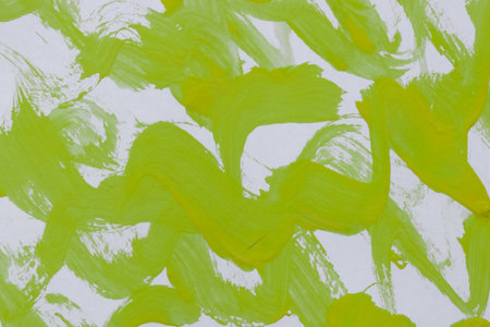 Texture of green gouache on paper with space for text. abstract painting.の写真素材