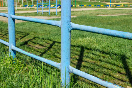 Children's sports ground for games. Ukraineの写真素材