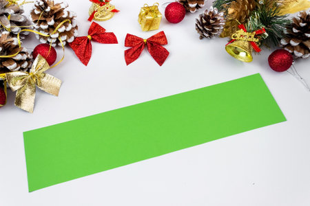 Christmas wreath made of colored paper. DIY concept. Handmade at home. step by step instructions. Step 13の写真素材