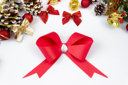 Christmas wreath made of colored paper. DIY concept. Handmade at home. step by step instructions. Step 12の写真素材