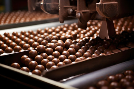 Chocolate factory excellence: crafting sweet delights.の素材