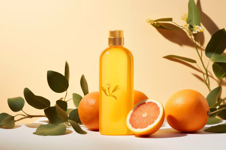 Body care with an invigorating orange shower gel.の素材