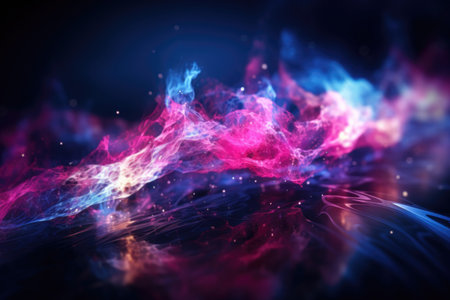 Abstract fractal for creative design looks like smoke.の素材