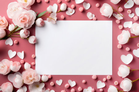 Greeting card mockup, for birthday wishes.の素材
