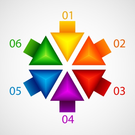 3d triangular background. Vector illustrationのイラスト素材