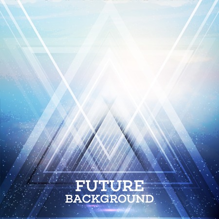 Abstract triangle future vector background  EPS 10