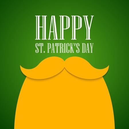 St. Patricks Day greeting card. Vector illustration. EPS 10のイラスト素材