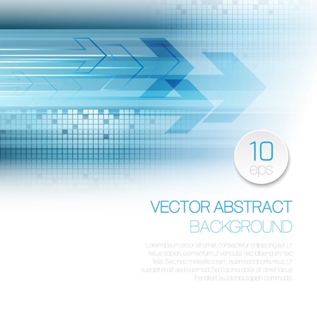 Vector abstract technology background with lines and arrow. EPS 10のイラスト素材