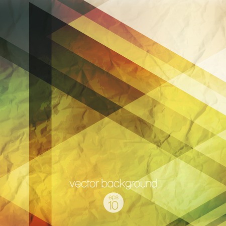 Abstraction retro grunge triangles vector background. EPS 10のイラスト素材
