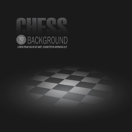 Black Chessboard. Template Vector background のイラスト素材