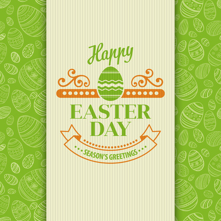 Easter greeting card. Holiday typography EPS 10のイラスト素材