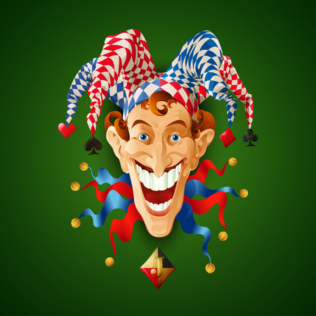 Picture Jolly Joker. Vector illustration のイラスト素材