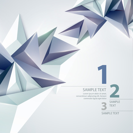 Low poly triangular background. Vector illustration EPS 10のイラスト素材