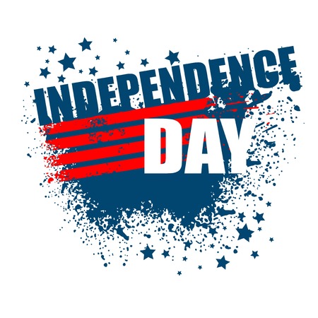 Independence Day Background. Abstract grunge vectorのイラスト素材