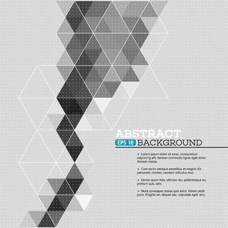 Abstract template background with triangle shapes EPS 10のイラスト素材
