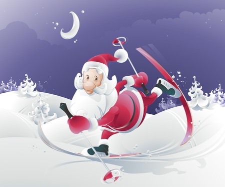 illustration of Santa Clausのイラスト素材